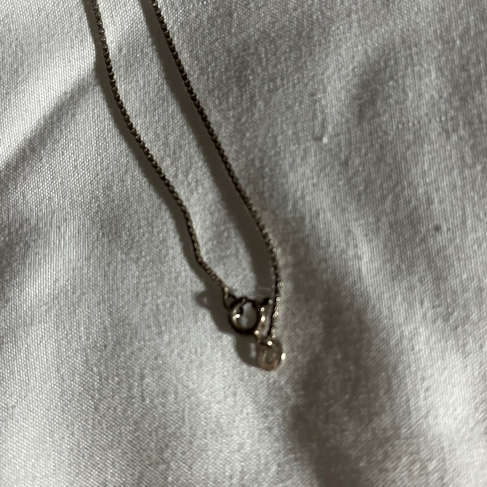 Elegant Pink Heart Pendant Necklace stirling silver - Picture 3 of 3